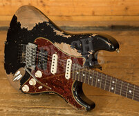 Fender Custom Shop 69 HSS Strat | Super Heavy Relic Black