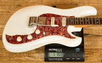 Novo Nucleus Idris HSS | Olympic White - Tortoise Shell Pickguard