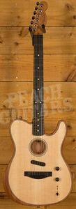 Fender American Acoustasonic Telecaster - Ebony - Natural