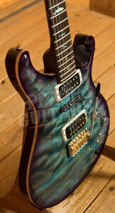 PRS Wood Library Modern Eagle V | Aquabluex Purpleburst - Roasted Maple Neck
