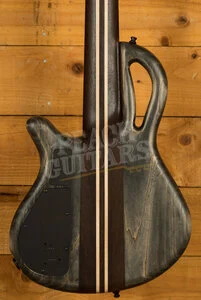 *Mayones Caledonius 5 - Ebony - Trans Dirty Purple Blue Burst Raw - 5-String