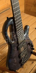 *Mayones Caledonius 5 - Ebony - Trans Dirty Purple Blue Burst Raw - 5-String