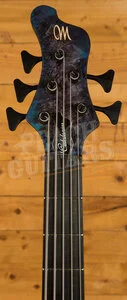 *Mayones Caledonius 5 - Ebony - Trans Dirty Purple Blue Burst Raw - 5-String