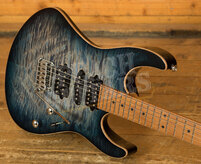 Suhr Modern Plus Faded Trans Whale Blue Burst Maple