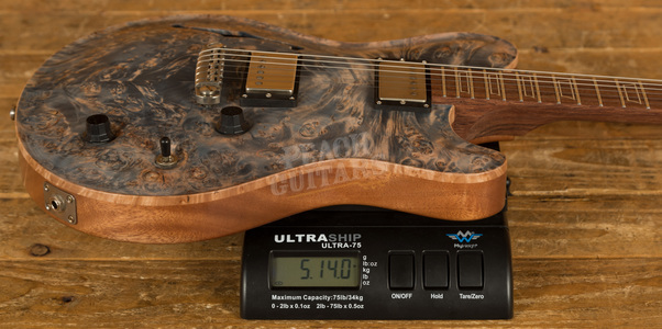 Nik Huber - Dolphin II Superhollow Stone w/Madagascan Rosewood Neck