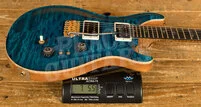 PRS Wood Library Custom 24-08 | Aquamarine Quilt 10-Top