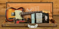 Fender Custom Shop 60 Tele Custom - Heavy Relic Super Faded Aged Chocolate 3-Tone Sunburst