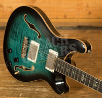 PRS SE Hollowbody II Piezo | Peacock Blue Burst *Premium Package* *B-Stock*