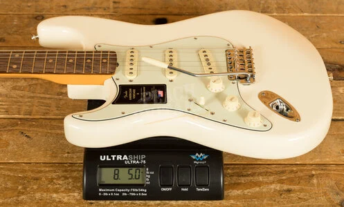 Fender American Vintage II 1961 Stratocaster Left-Handed - Rosewood - Olympic White