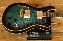 PRS SE Hollowbody II Piezo | Peacock Blue Burst *Premium Package* *B-Stock*