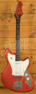 Novo Select Serus J | Candy Apple Red - Parchment Pickguard