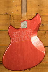 Novo Select Serus J | Candy Apple Red - Parchment Pickguard