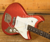 Novo Select Serus J | Candy Apple Red - Parchment Pickguard