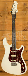 Novo Select Idris | Olympic White - Tortoise Shell Pickguard