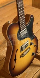 Nik Huber Surfmeister | 2-Tone Sunburst w/Sterling Silver Crown Ring Inlays