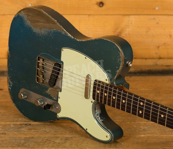 Fender Custom Shop '63 Tele Dale Wilson Heavy Relic Rosewood Lake Placid Blue