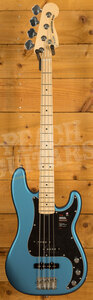 Fender American Performer Precision Bass | Maple - Satin Lake Placid Blue