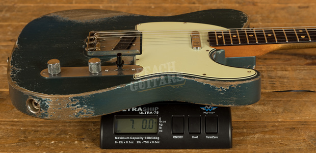 Fender Custom Shop '63 Tele Dale Wilson Heavy Relic Rosewood Lake Placid Blue