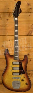 Castedosa Conchers Baritone w/Fuzz | Aged 3-Tone Sunburst Sparkle - Rosewood