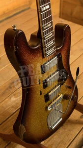 Castedosa Conchers Baritone w/Fuzz | Aged 3-Tone Sunburst Sparkle - Rosewood
