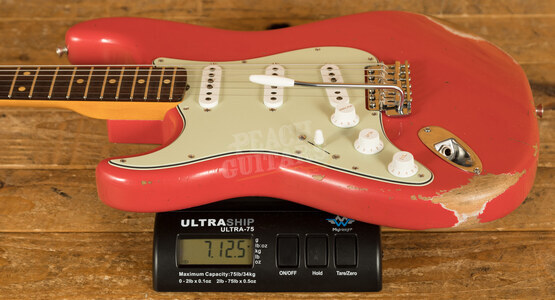 Fender Custom Shop '61 Strat Relic/CC Hardware Fiesta Red Left Handed