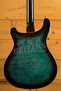 PRS SE Hollowbody II Piezo | Peacock Blue Burst *Premium Package*