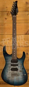 Suhr Modern Plus Faded Trans Whale Blue Burst Pau Ferro