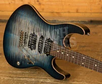 Suhr Modern Plus Faded Trans Whale Blue Burst Pau Ferro