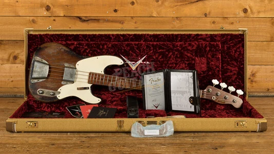 Fender Custom Shop Masterbuilt Van Trigt 55 P-Bass - Heavy Relic 2-Tone Sunburst
