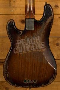 Fender Custom Shop Masterbuilt Van Trigt 55 P-Bass - Heavy Relic 2-Tone Sunburst