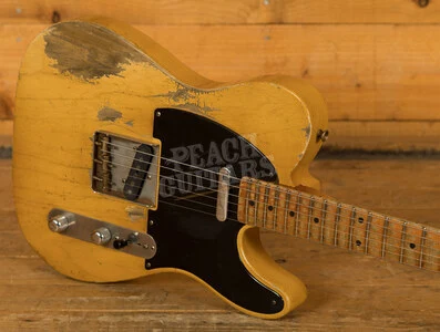 Fender Custom Shop Masterbuilt Dale Wilson 54 Tele - Heavy Relic Smoked Nocaster Blonde