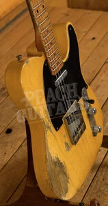 Fender Custom Shop Masterbuilt Dale Wilson 54 Tele - Heavy Relic Smoked Nocaster Blonde