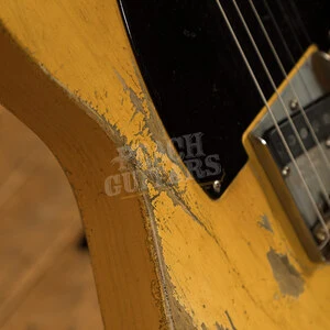 Fender Custom Shop Masterbuilt Dale Wilson 54 Tele - Heavy Relic Smoked Nocaster Blonde