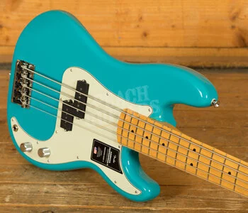 Fender American Professional II Precision Bass V | Miami Blue - 5-String