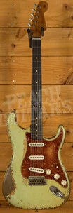 Fender Custom Shop Masterbuilt Dale Wilson 60s Strat - Heavy Relic Surf Green/Choc 3-Tone Sunburst