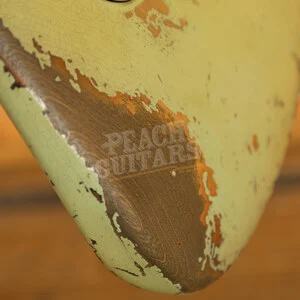 Fender Custom Shop Masterbuilt Dale Wilson 60s Strat - Heavy Relic Surf Green/Choc 3-Tone Sunburst