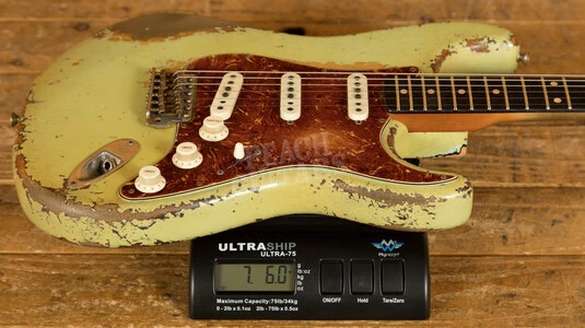 Fender Custom Shop Masterbuilt Dale Wilson 60s Strat - Heavy Relic Surf Green/Choc 3-Tone Sunburst