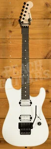 Charvel Jim Root Pro-Mod San Dimas Style 1 HH FR E - Ebony - Satin White