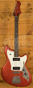 Novo Nucleus Serus J | Candy Apple Red - Parchment Pickguard