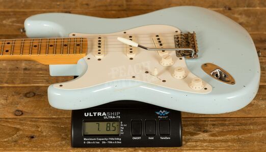 Fender Custom Shop '57 Strat Journeyman Relic Sonic Blue Left Handed