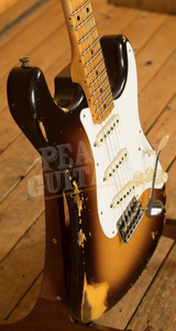 Fender Custom Shop 2020 LTD '59 Strat Heavy Relic Chocolate over 2TSB