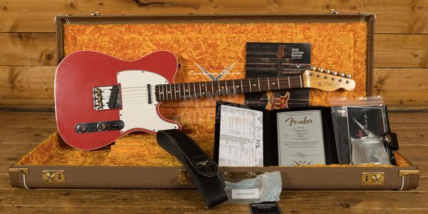 Fender Custom Shop '62 Tele Custom Journeyman Relic Fiesta Red