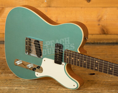 Fender Custom Shop Limited Mahogany Tele P90 Journeyman Relic Aged Teal Green Metallic