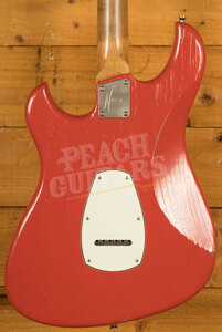 Novo Nucleus Idris HSS | Fiesta Red - Parchment Pickguard