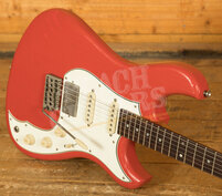 Novo Nucleus Idris HSS | Fiesta Red - Parchment Pickguard