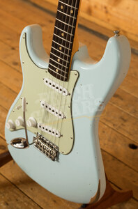 Fender Custom Shop '61 Strat Relic/CC Hardware Sonic Blue Left Handed