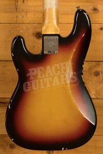 Fender Custom Shop 64 Precision Bass - Relic Bleached 3-Tone Sunburst