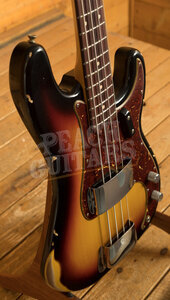 Fender Custom Shop 64 Precision Bass | Relic Bleached 3-Tone Sunburst