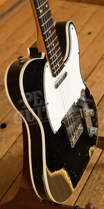 Fender Custom Shop '62 Tele Custom Heavy Relic Black