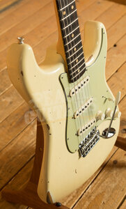 Fender Custom Shop '59 Strat Relic w/CC Hardware Aged Vintage White